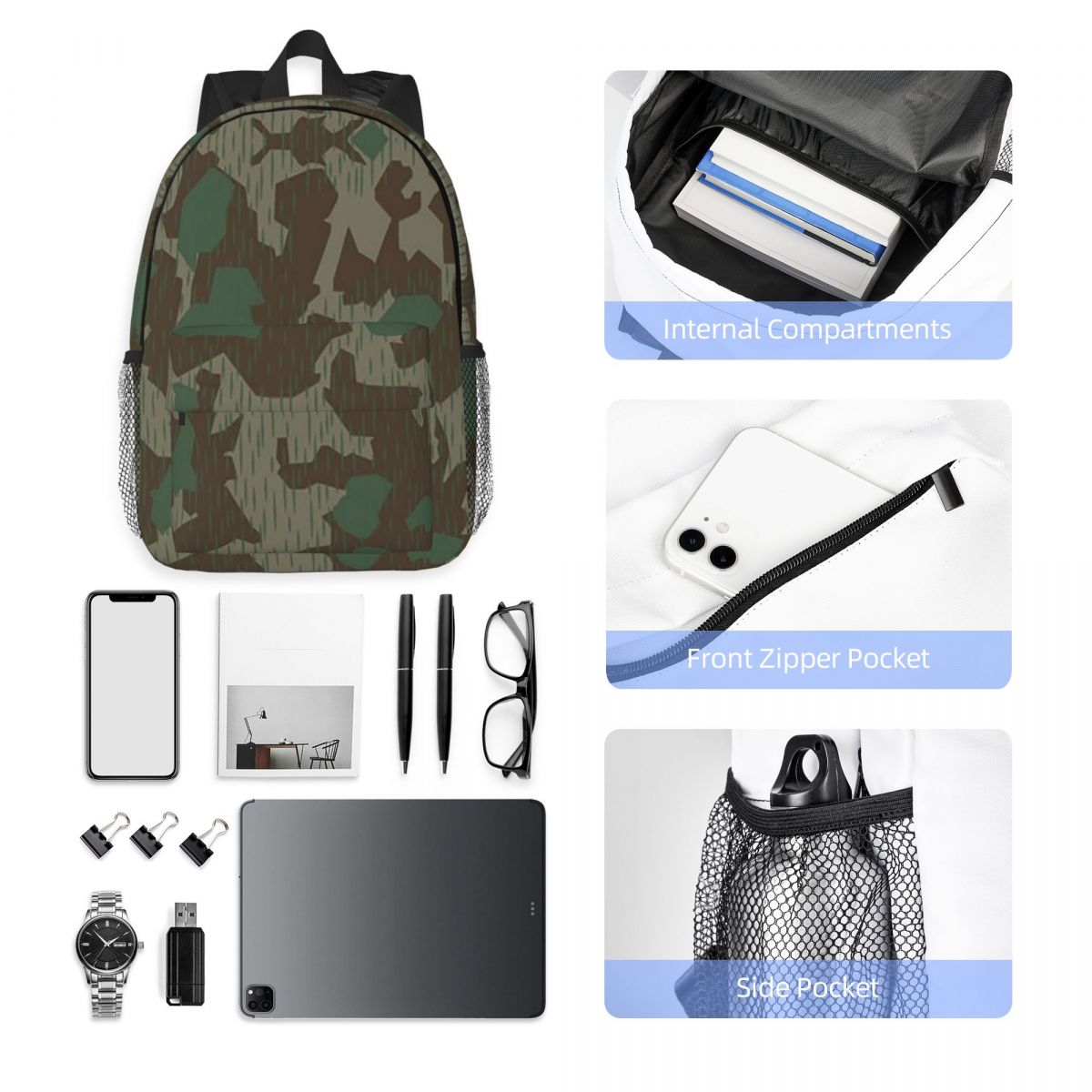 Women Bags Germany - WW2 Deutschland Militär Splinter Camo Splittertarn
