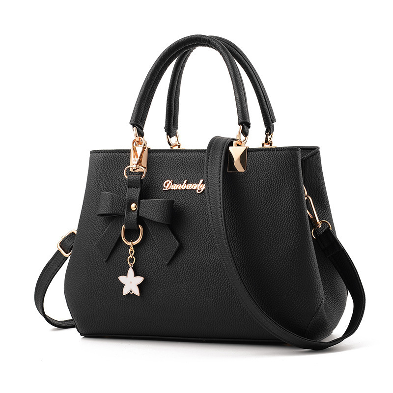 Women Bags For Office Use - Damenhandtasche mit Schleife und Stern-Charm, vielseitige