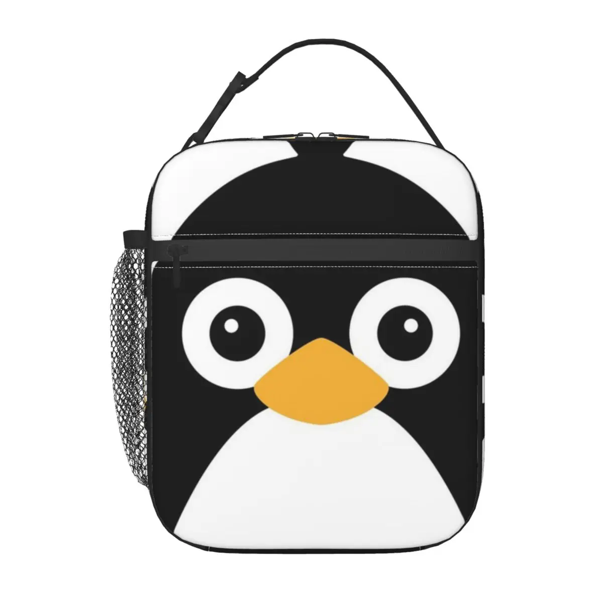 Women Bags Vector - Niedliche isolierte Lunchtasche mit Pinguin-Motiv für