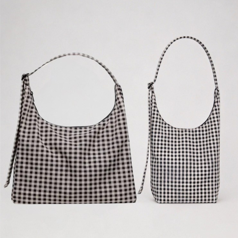 Women'S Work Bags Designer - Designer-Umhängetasche mit Karomuster, schwarz-weiße Karomuster-Umhängetasche für
