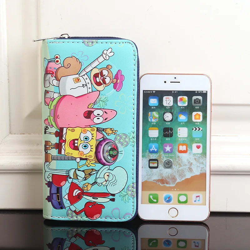 Women Bags Purses - Neue SpongeBob Schwammkopf Lange Geldbörse für