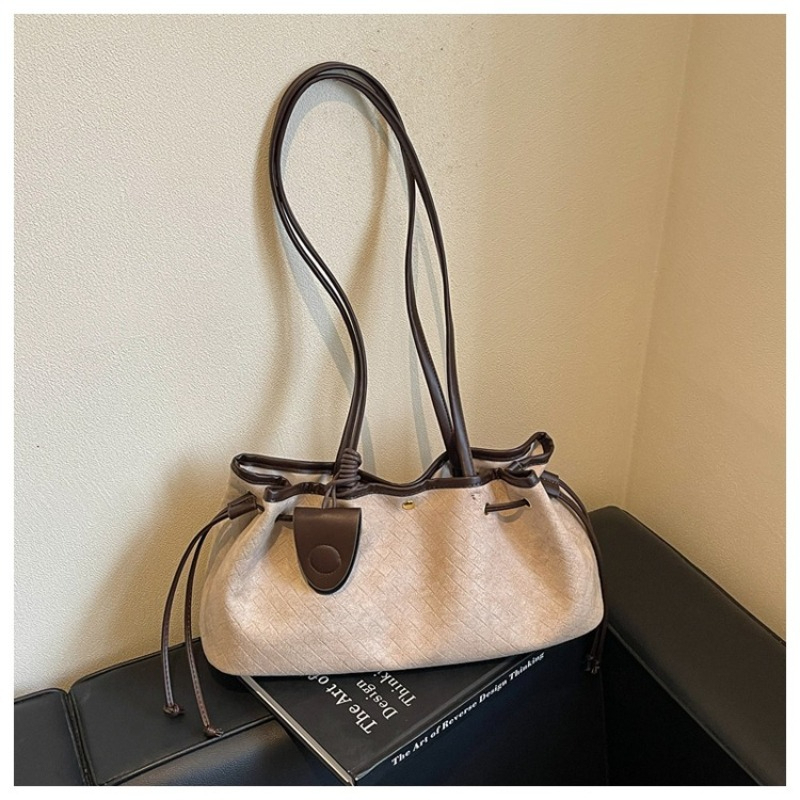 Women Bags For Office Use - Lässige Damen-Tragetasche, modische, weiche Flanell-Schultertasche mit