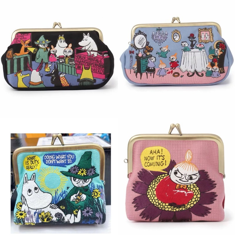 Women Bags Purses - Kawaii Anime Mumins Serie Mini-Münzbörse Kreativität