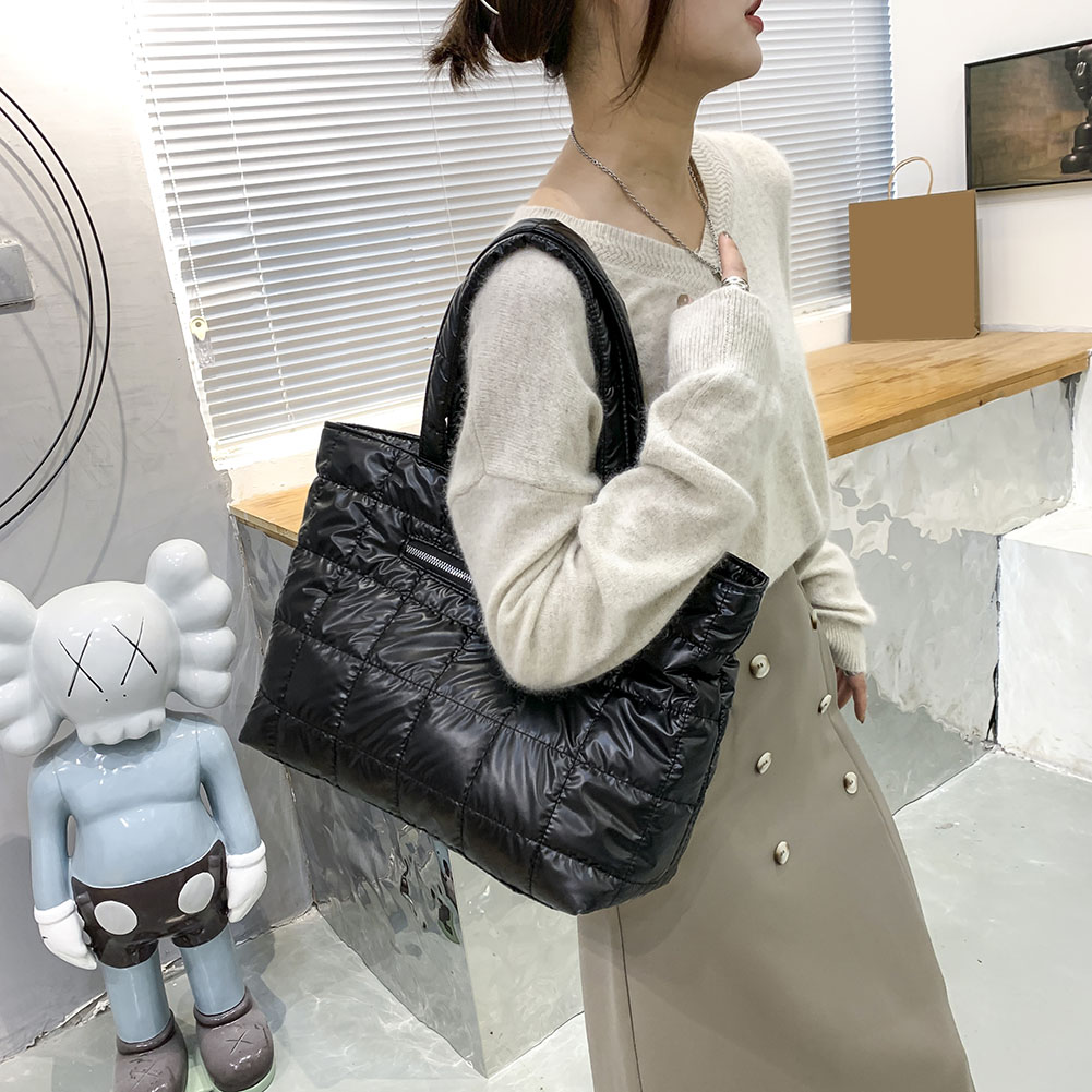 Puffer-Tasche mit Reißverschlu – Women Bags For Office Use Bewertung und Preis