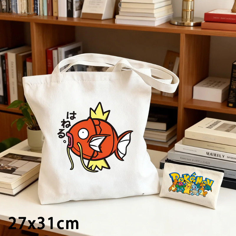 2-teiliges Pokemoned Leinwand- – Women Bags Purses Bewertung und Preis