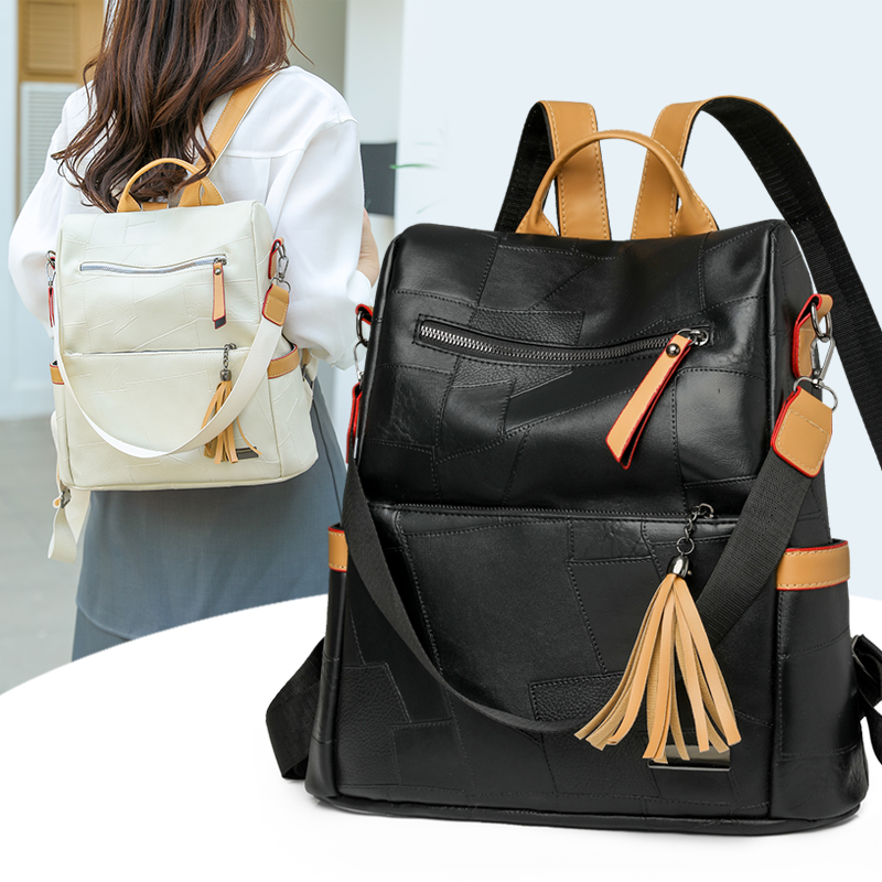 Vintage-Rucksack aus PU-Leder  – Women Bags For Office Use Bewertung und Preis