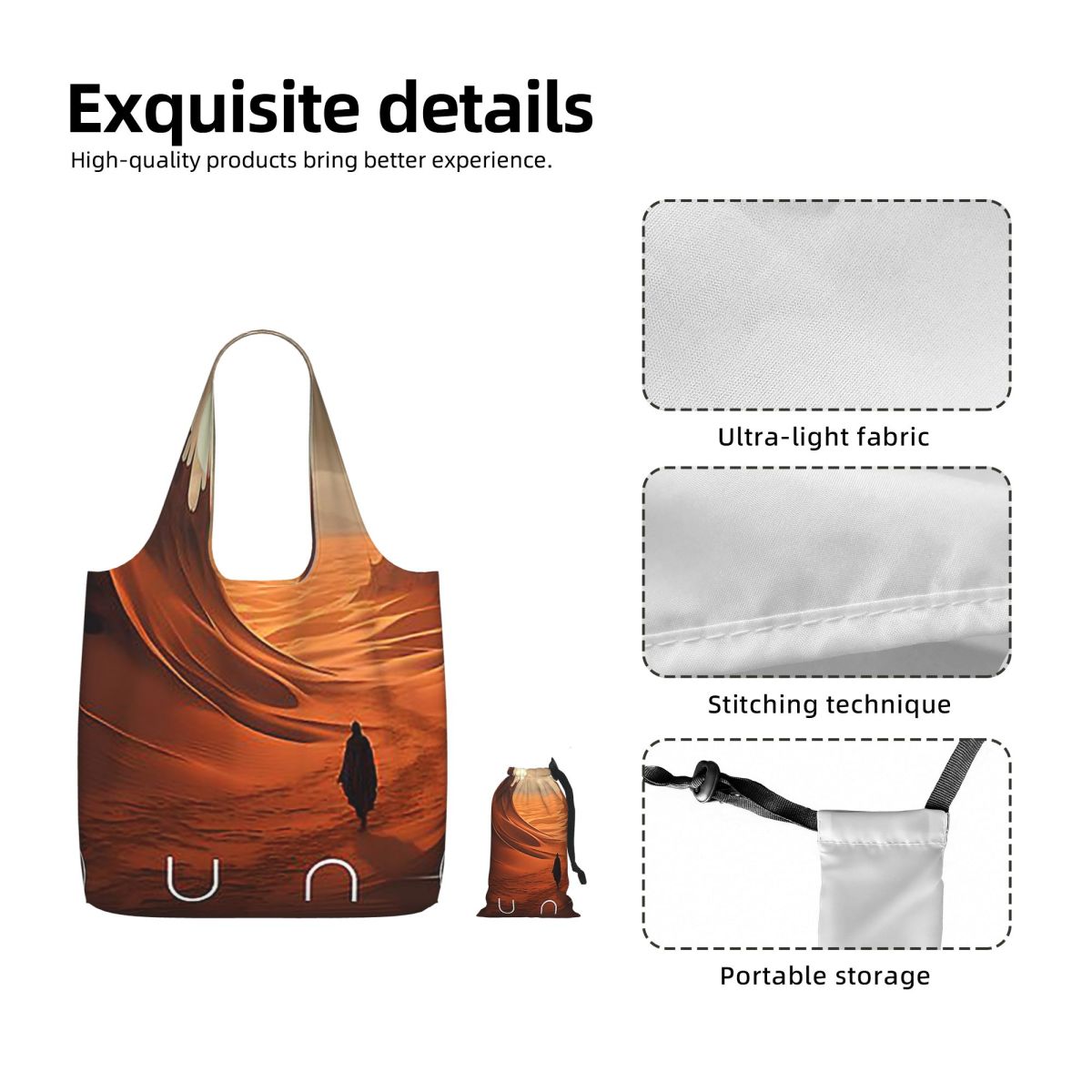 Dune 2020 Fan Art Einkaufstasc – Women Bags Dune Bewertung und Preis